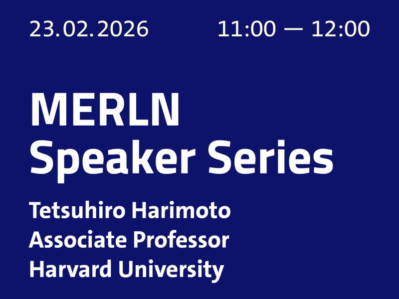 MERLN Speaker Series | Tetsuhiro Harimoto